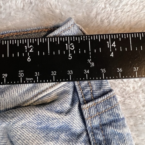 American Eagle Baggy Jeans Womens Size 6 - 27x30 Blue Boho - Picture 5 of 9